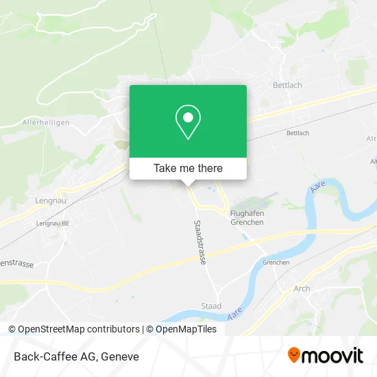 Back-Caffee AG map
