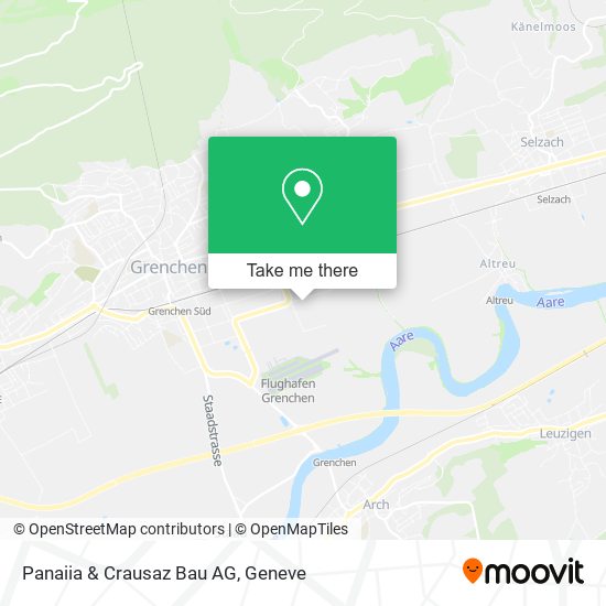 Panaiia & Crausaz Bau AG map