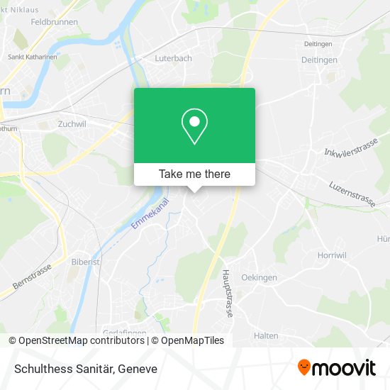Schulthess Sanitär map