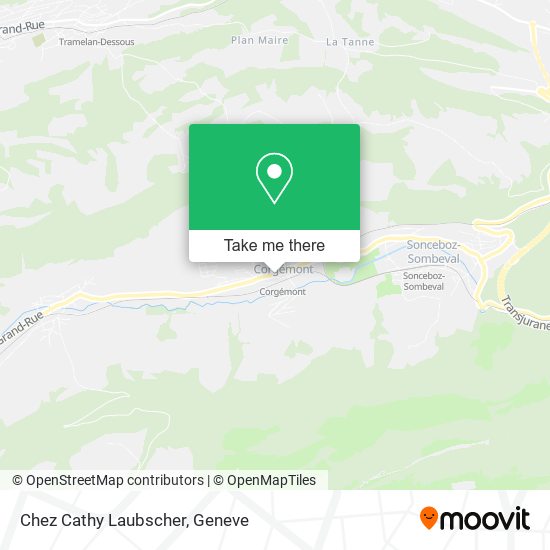 Chez Cathy Laubscher map