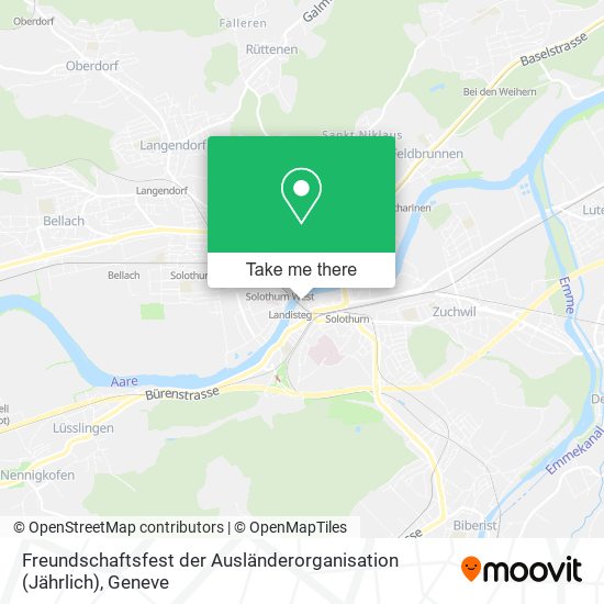 Freundschaftsfest der Ausländerorganisation (Jährlich) map