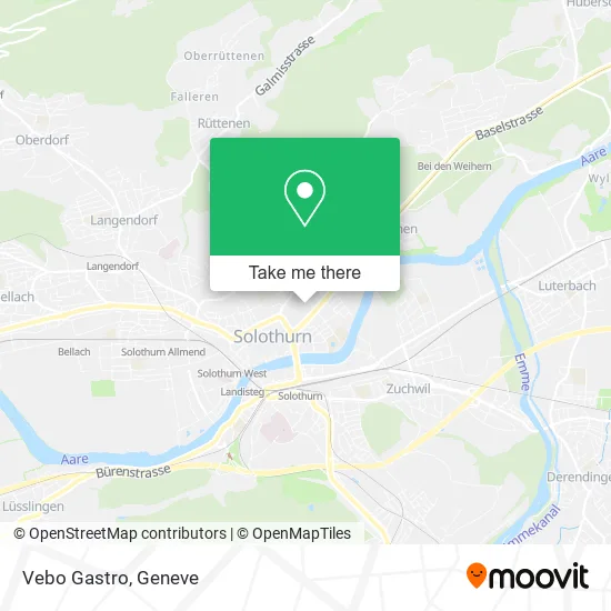 Vebo Gastro map