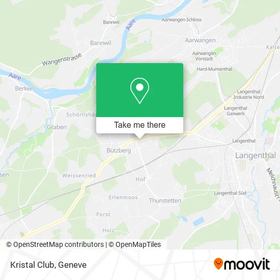 Kristal Club map