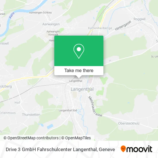 Drive 3 GmbH Fahrschulcenter Langenthal map