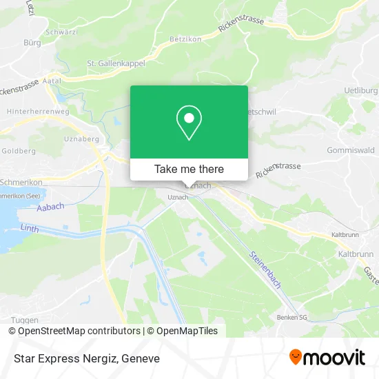 Star Express Nergiz map