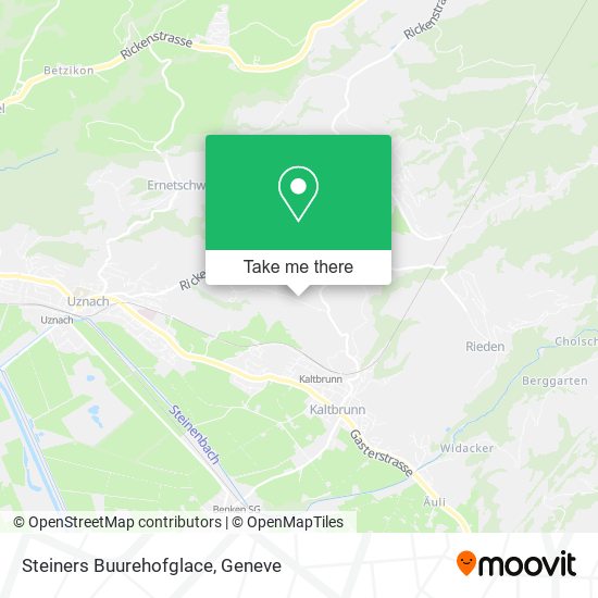 Steiners Buurehofglace map