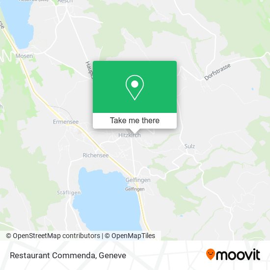 Restaurant Commenda map