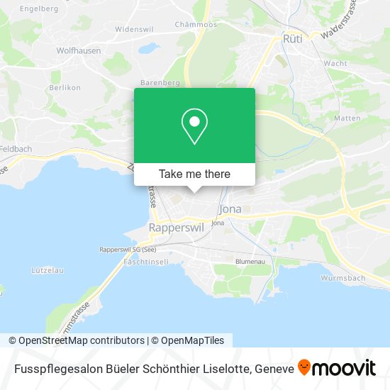 Fusspflegesalon Büeler Schönthier Liselotte map