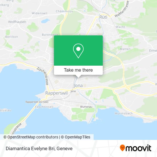 Diamantica Evelyne Bri map