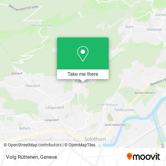 Volg Rüttenen map