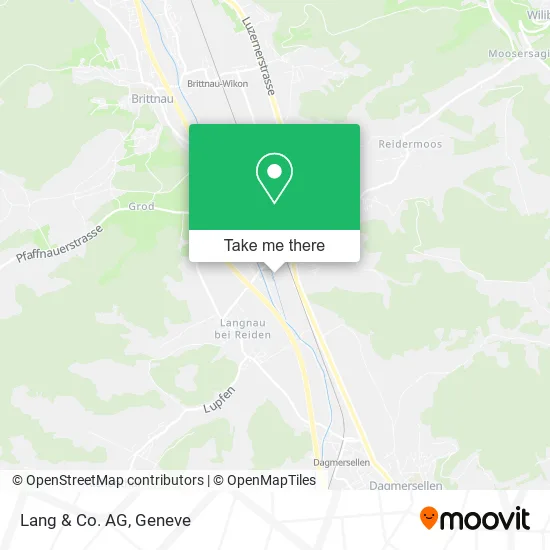 Lang & Co. AG map