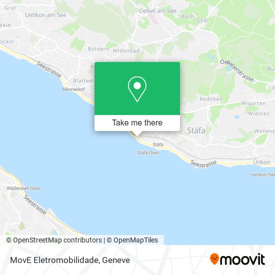 MovE Eletromobilidade map