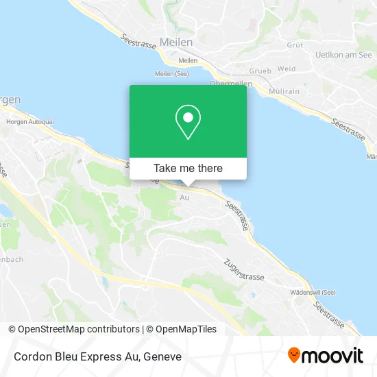 Cordon Bleu Express Au map