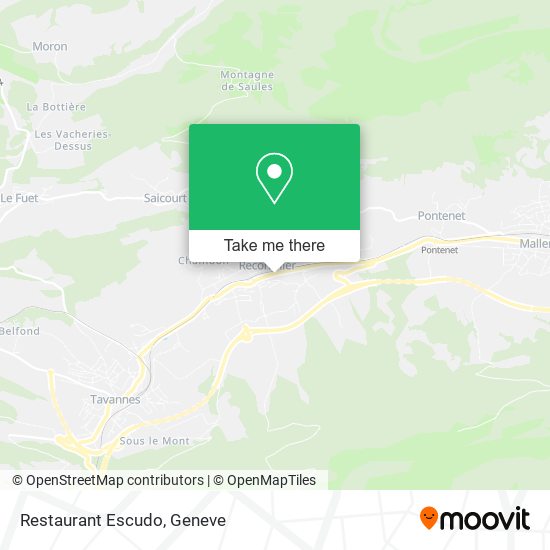 Restaurant Escudo map