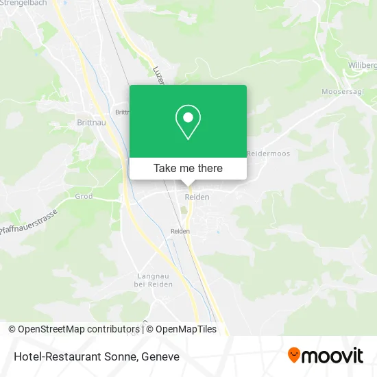 Hotel-Restaurant Sonne map
