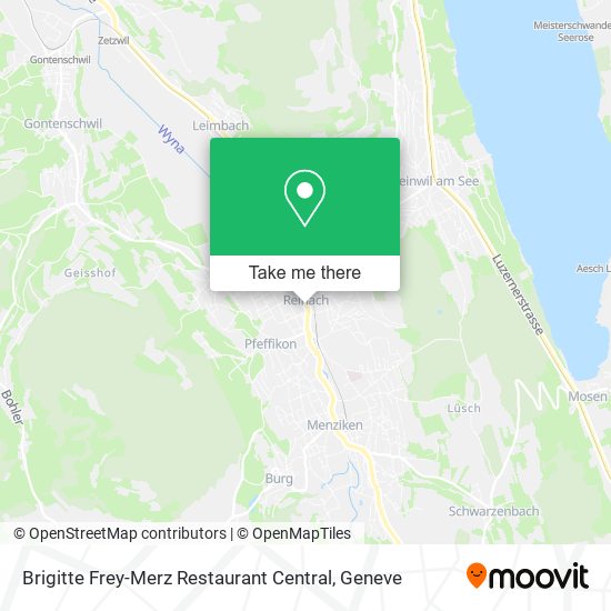 Brigitte Frey-Merz Restaurant Central map