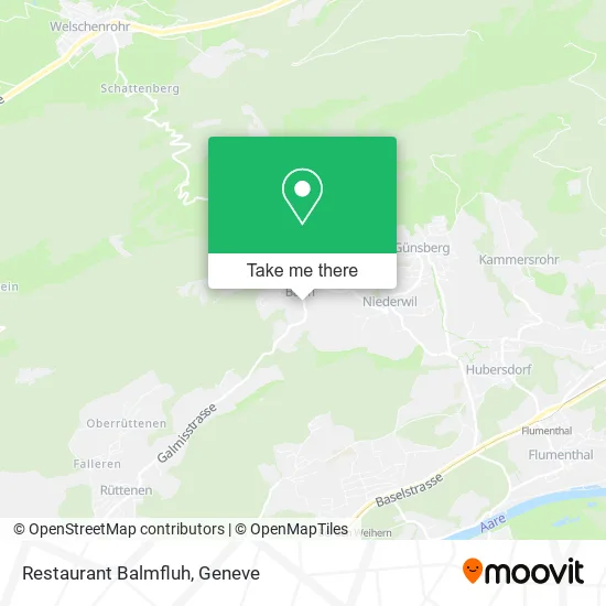 Restaurant Balmfluh map