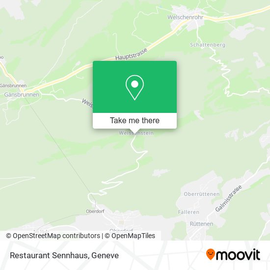 Restaurant Sennhaus map