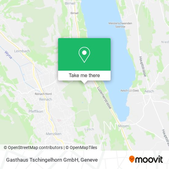 Gasthaus Tschingelhorn GmbH map