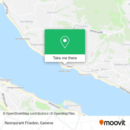 Restaurant Frieden map