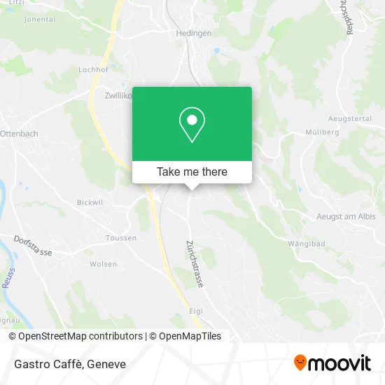 Gastro Caffè map
