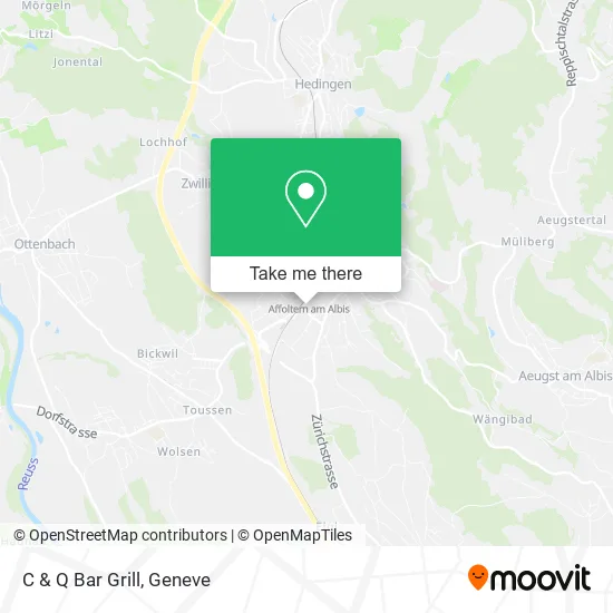 C & Q Bar Grill map