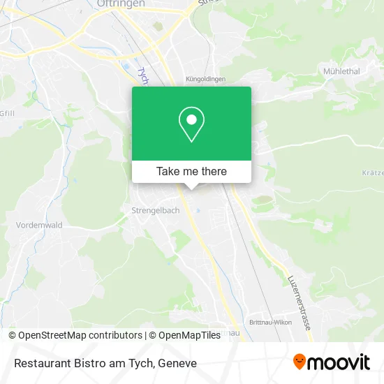 Restaurant Bistro am Tych map