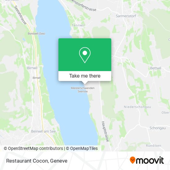 Restaurant Cocon map