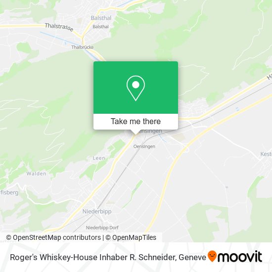 Roger's Whiskey-House Inhaber R. Schneider map
