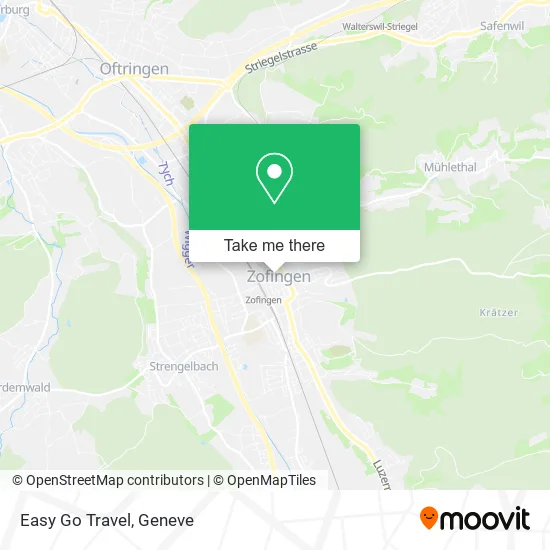 Easy Go Travel map