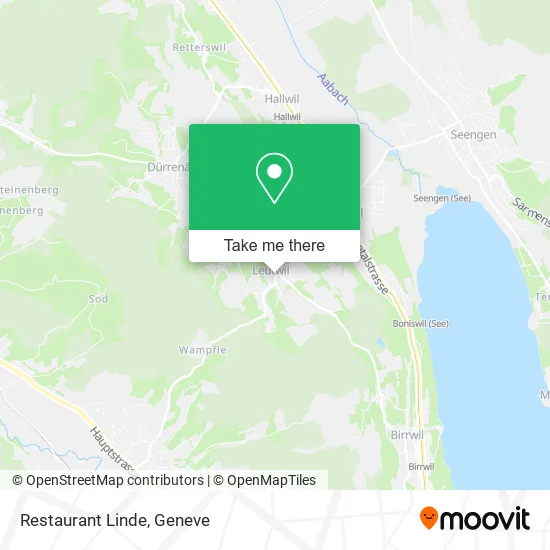 Restaurant Linde map