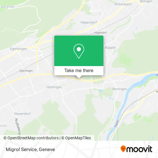 Migrol Service map