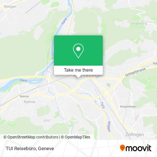 TUI Reisebüro map