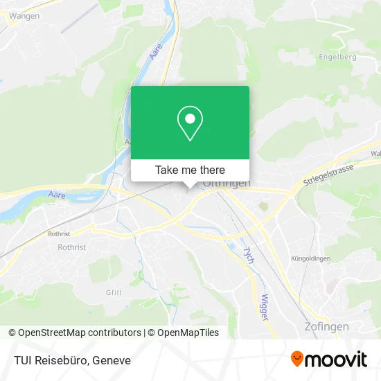 TUI Reisebüro map