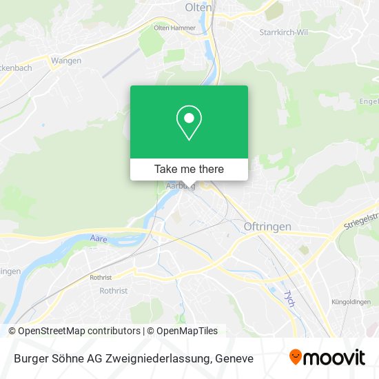 Burger Söhne AG Zweigniederlassung map