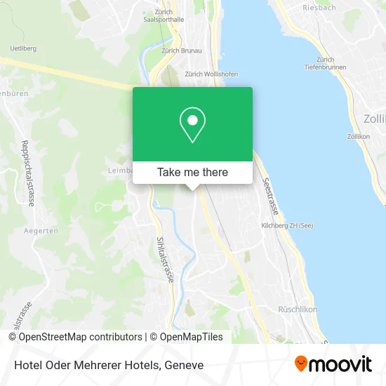 Hotel Oder Mehrerer Hotels map