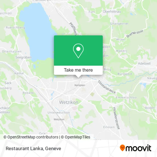 Restaurant Lanka map