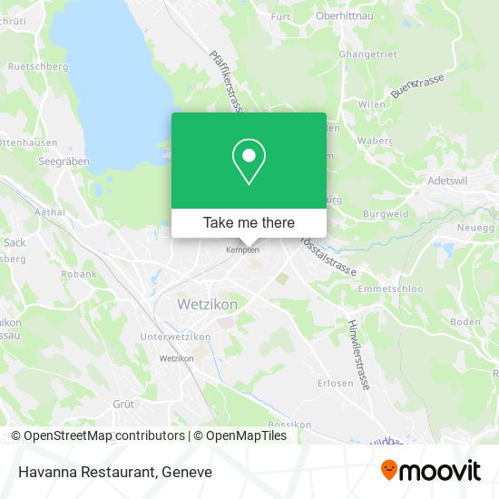 Havanna Restaurant map