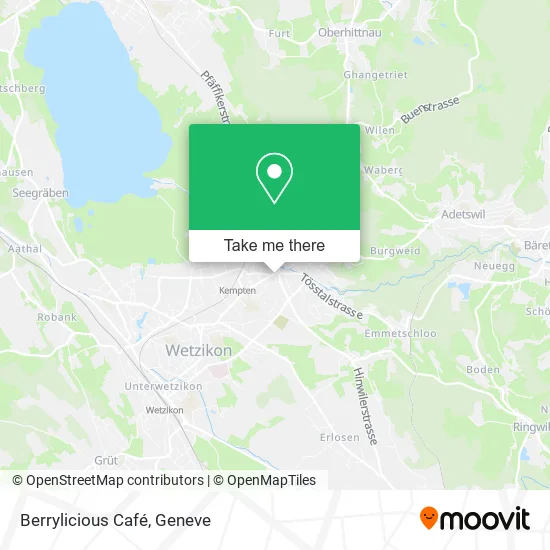 Berrylicious Café map