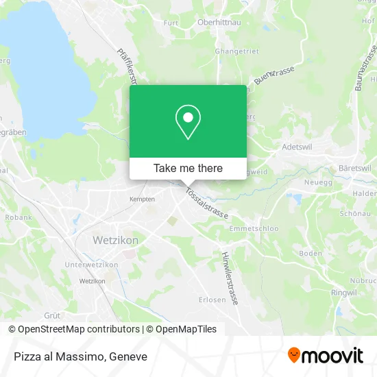 Pizza al Massimo map