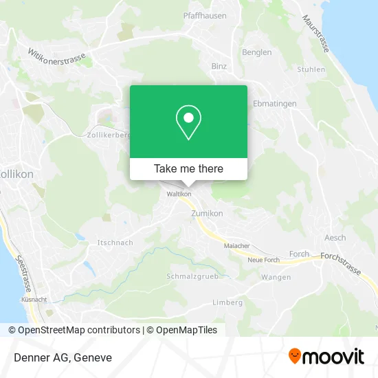 Denner AG map