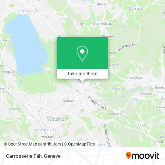 Carrosserie Fäh map
