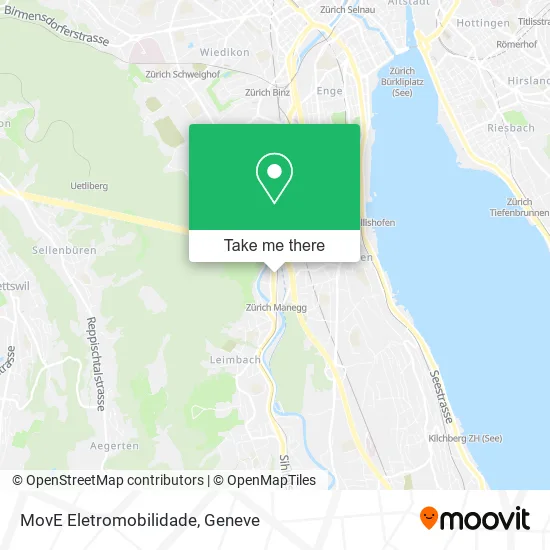 MovE Eletromobilidade map