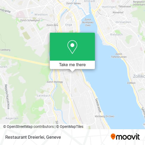 Restaurant Dreierlei map