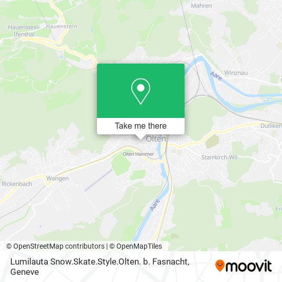 Lumilauta Snow.Skate.Style.Olten. b. Fasnacht map