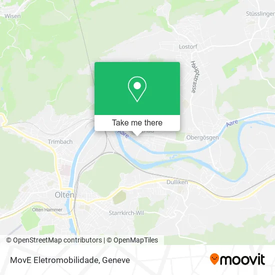 MovE Eletromobilidade map