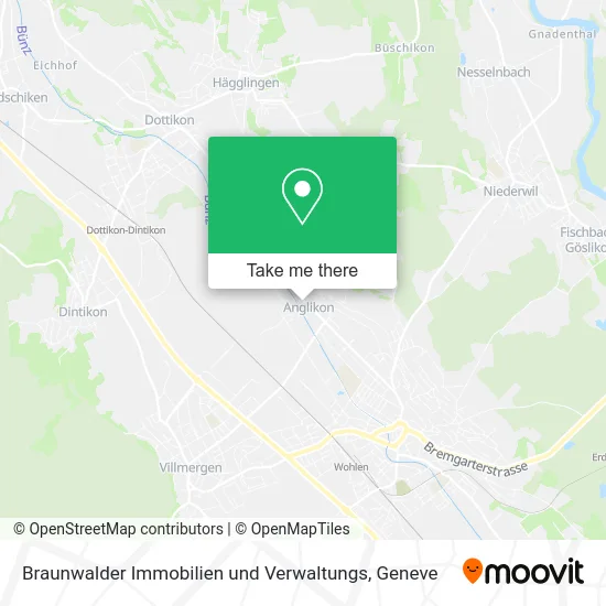 Braunwalder Immobilien und Verwaltungs map