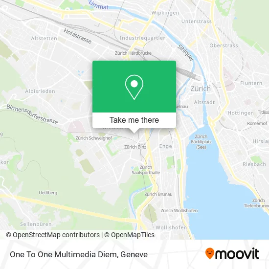 One To One Multimedia Diem map