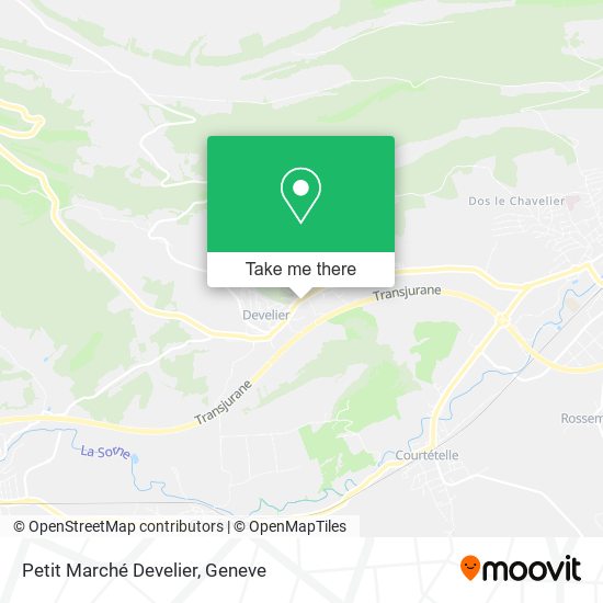 Petit Marché Develier map
