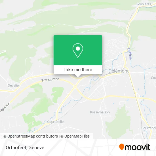 Orthofeet map